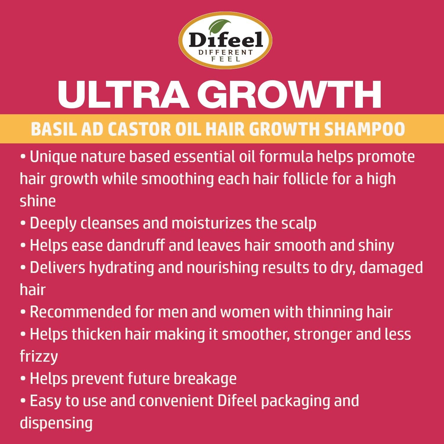 Ultra Growth Basil & Castor Oil Pro Growth Shampoo
