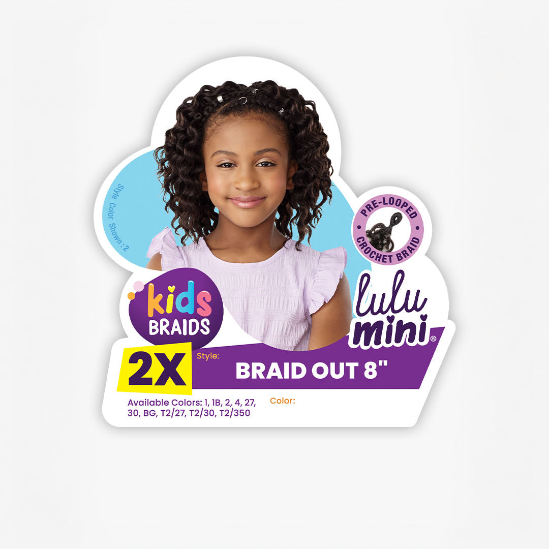 Lulu Mini 2X Braid Out 8" image 2