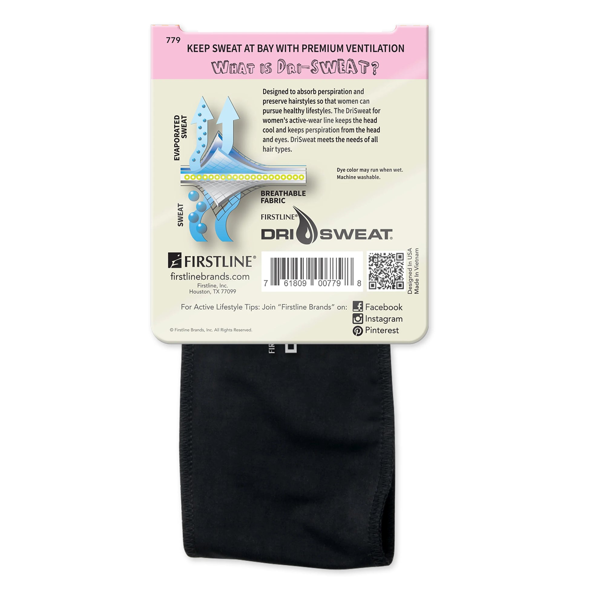 DRISWEAT® Edge Women's Headband #779 image 2