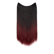 22" Long Straight Natural Hair Extensions Invisible Clip-ins