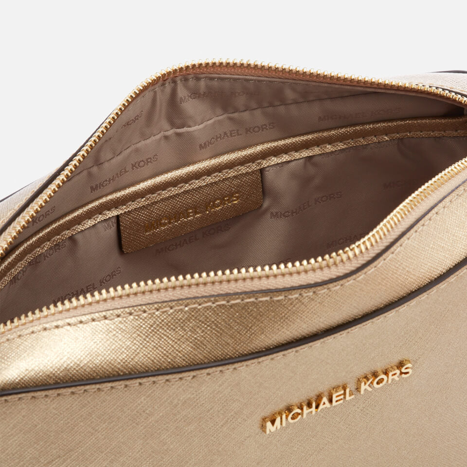 Michael Kors Jet Set LG EW Crossbody Pale Gold image 3