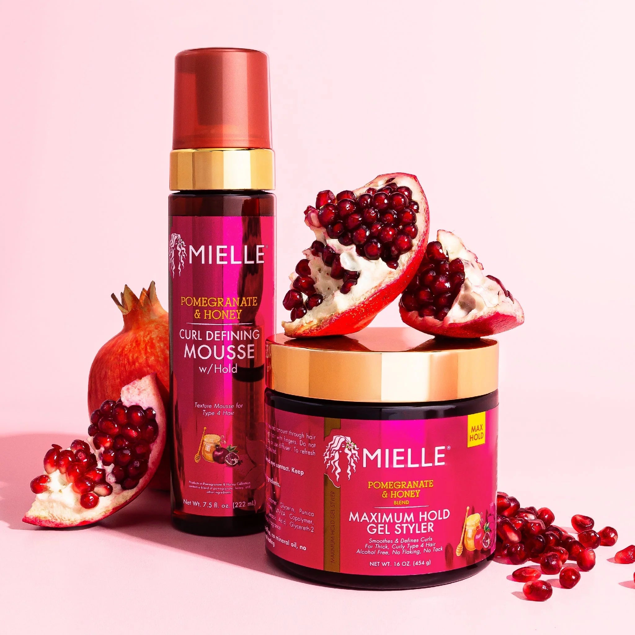 Mielle® Pomegranate & Honey Curl Defining Mousse with Hold