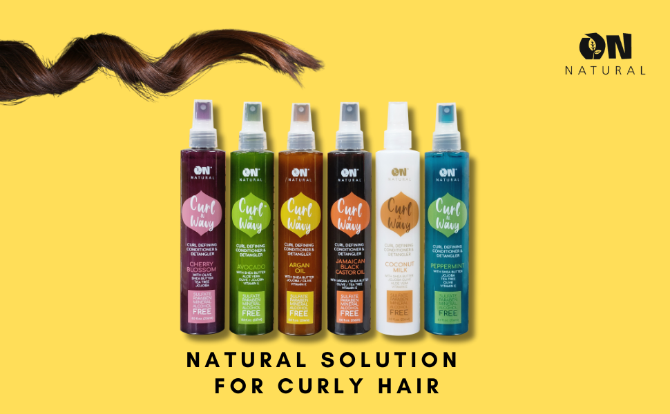ON NATURAL - Curl n Wavy - Detangler + Argan Tree