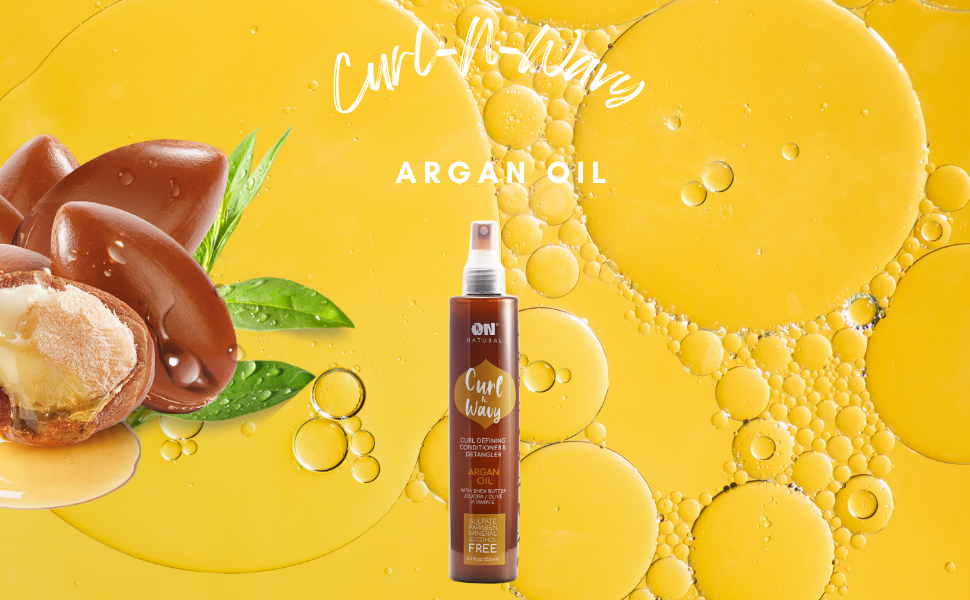 ON NATURAL - Curl n Wavy - Detangler + Argan Tree