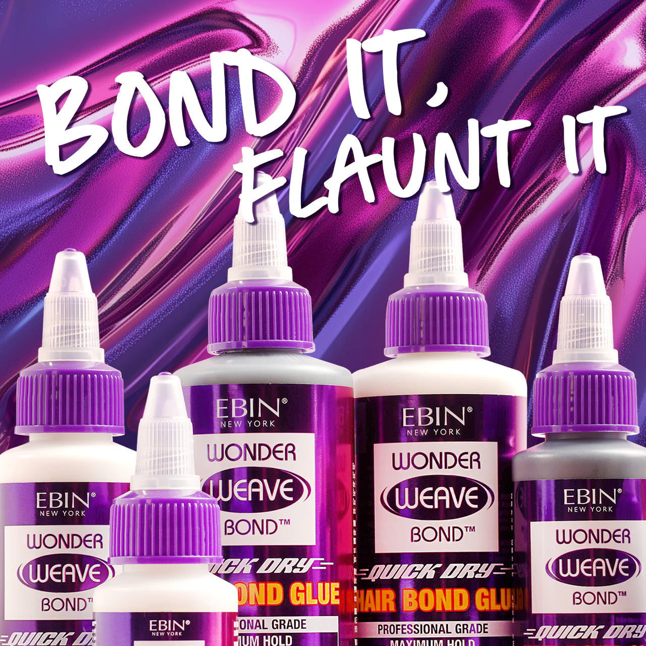 EBIN® NY Wonder Weave Bond Hair Bond Glue - Black image 3
