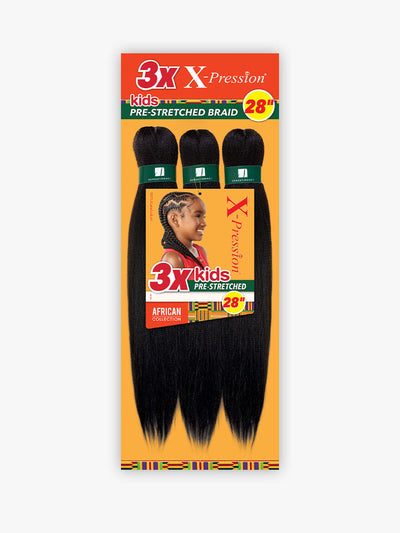 3X X-Pression KIDS Pre-Stretched Braiding Hair