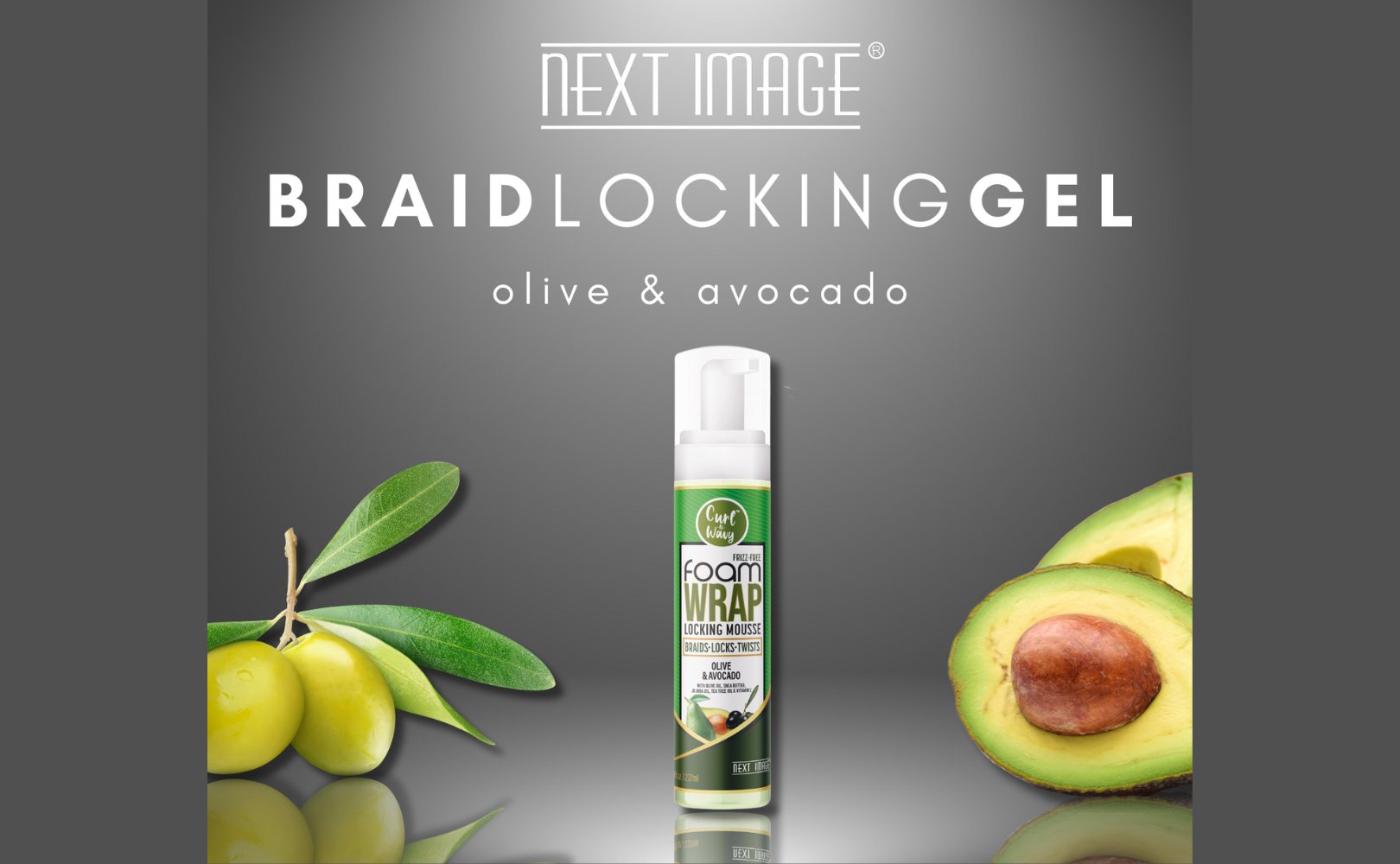 NEXT IMAGE - Foam Wrap Locking Mousse Olive & Avocado