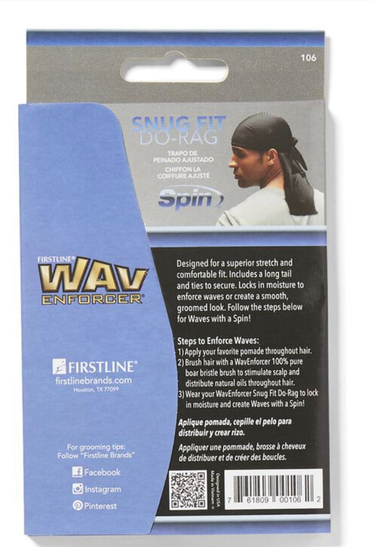 WAV Enforcer Snug Fit Do-Rag image 1