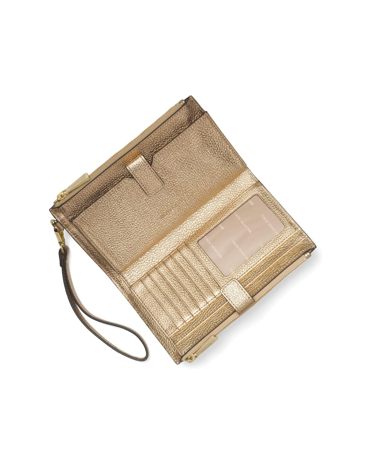 Michael Kors Jet Set BiFold Wristlet Pale Gold image 1