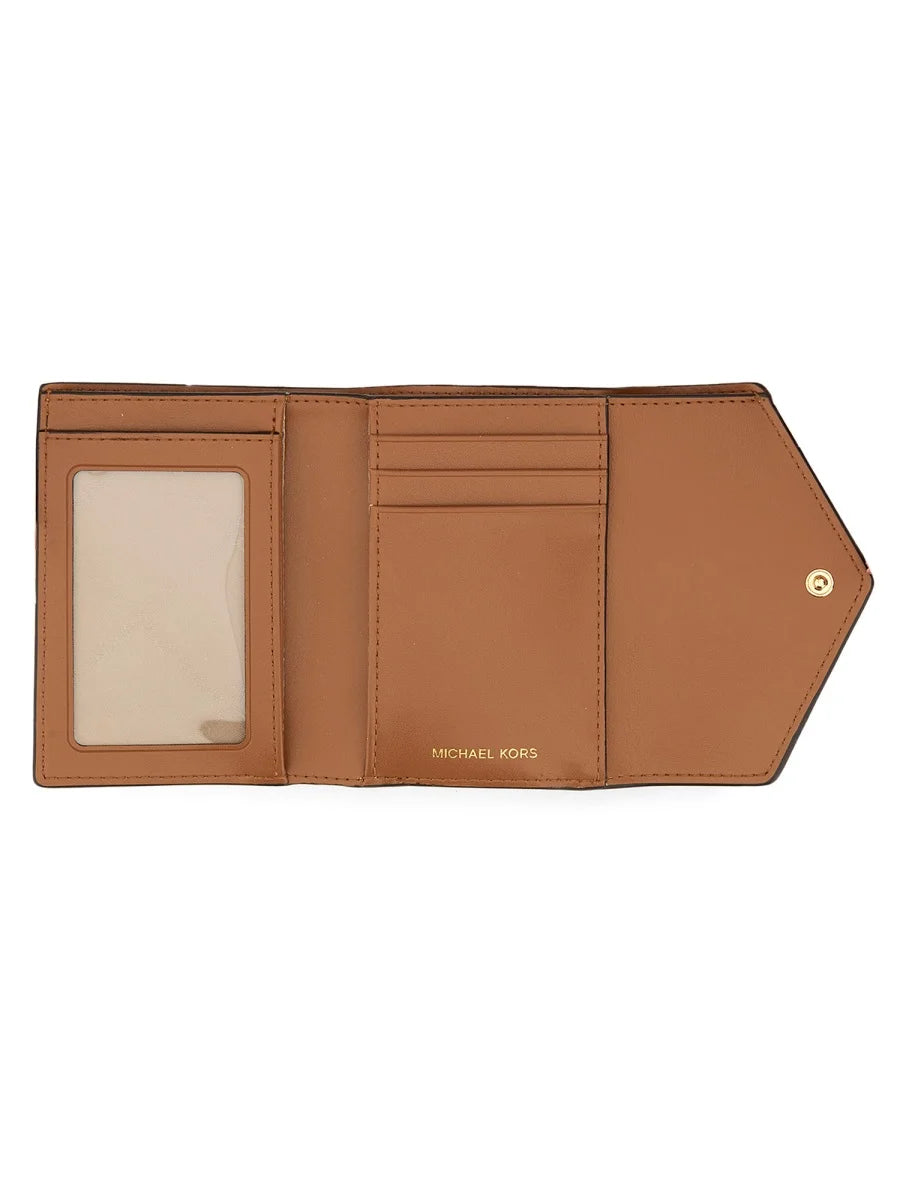Michael Kors Greenwich Trifold Wallet Vanilla/Acrn image 1