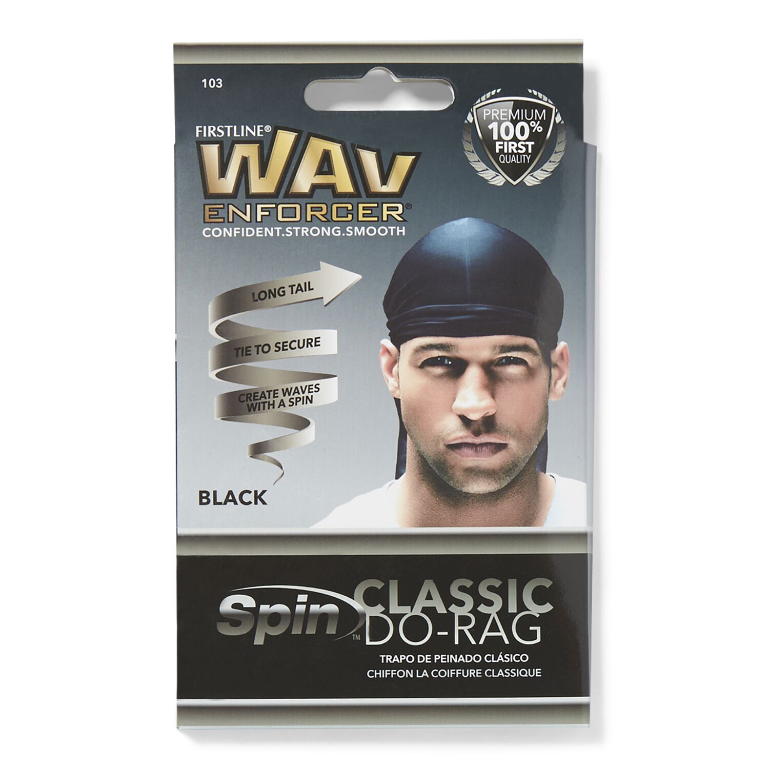 WavEnforcer Classic Do-Rag Black image 0
