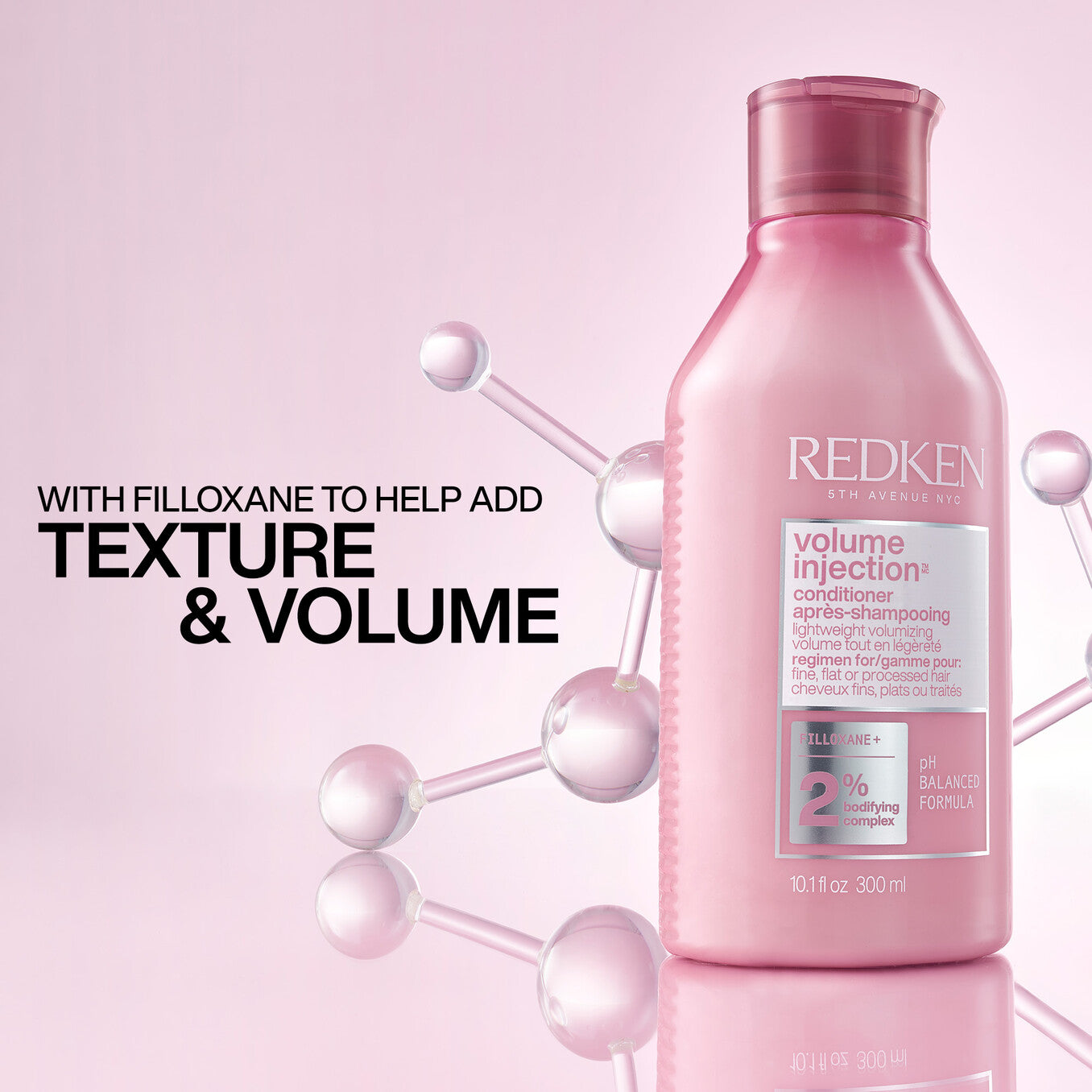 REDKEN® Volume Injection Conditioner Lightweight Volumizing image 2