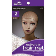 Ms. Remi Extra Thin Net 3Pc Brown