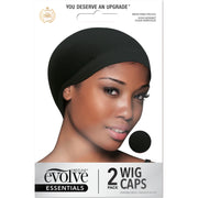 EVOLVE® Wig Cap 2-Pack Black #330 image 0