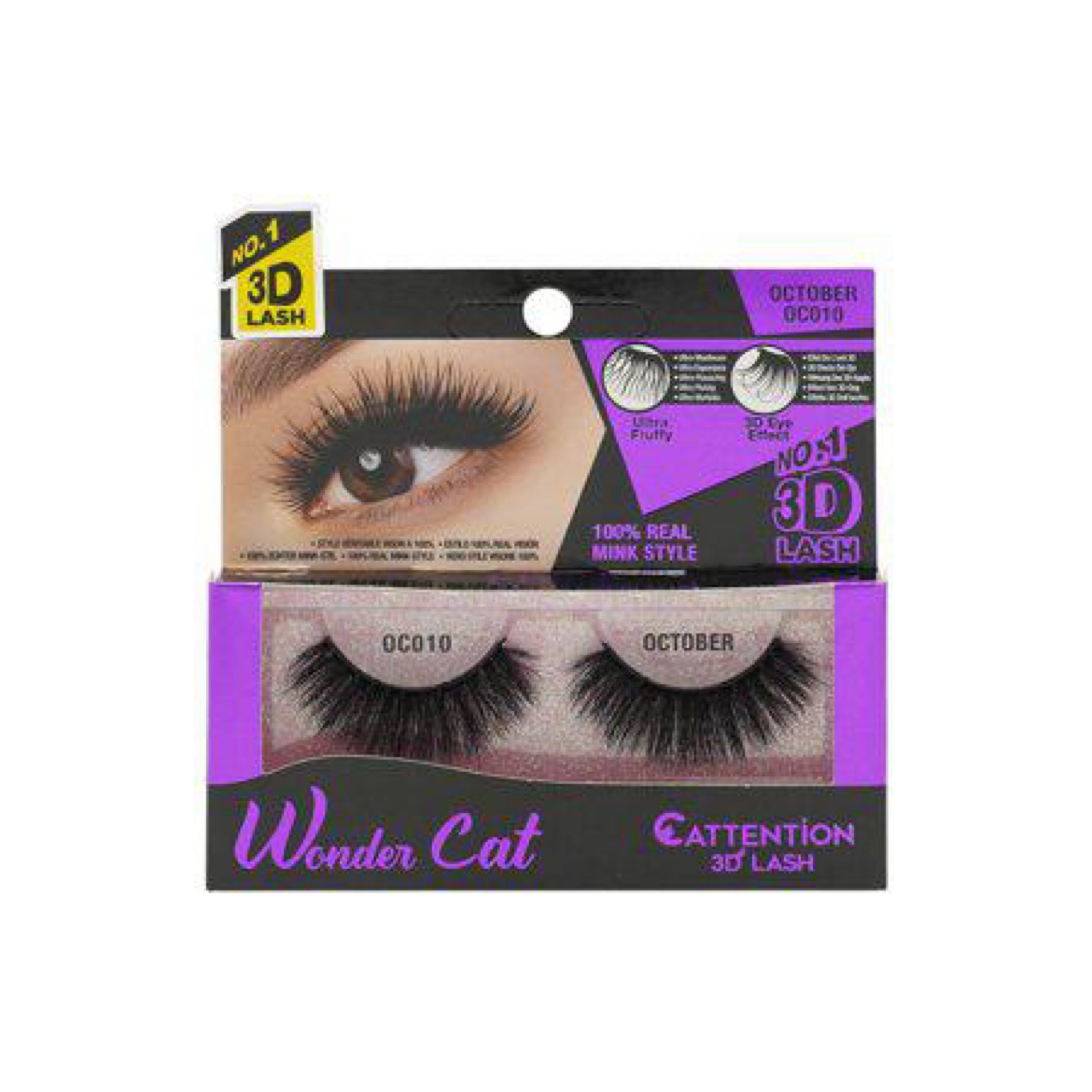 Ebin Wondercat October Lashes OC010 image 0