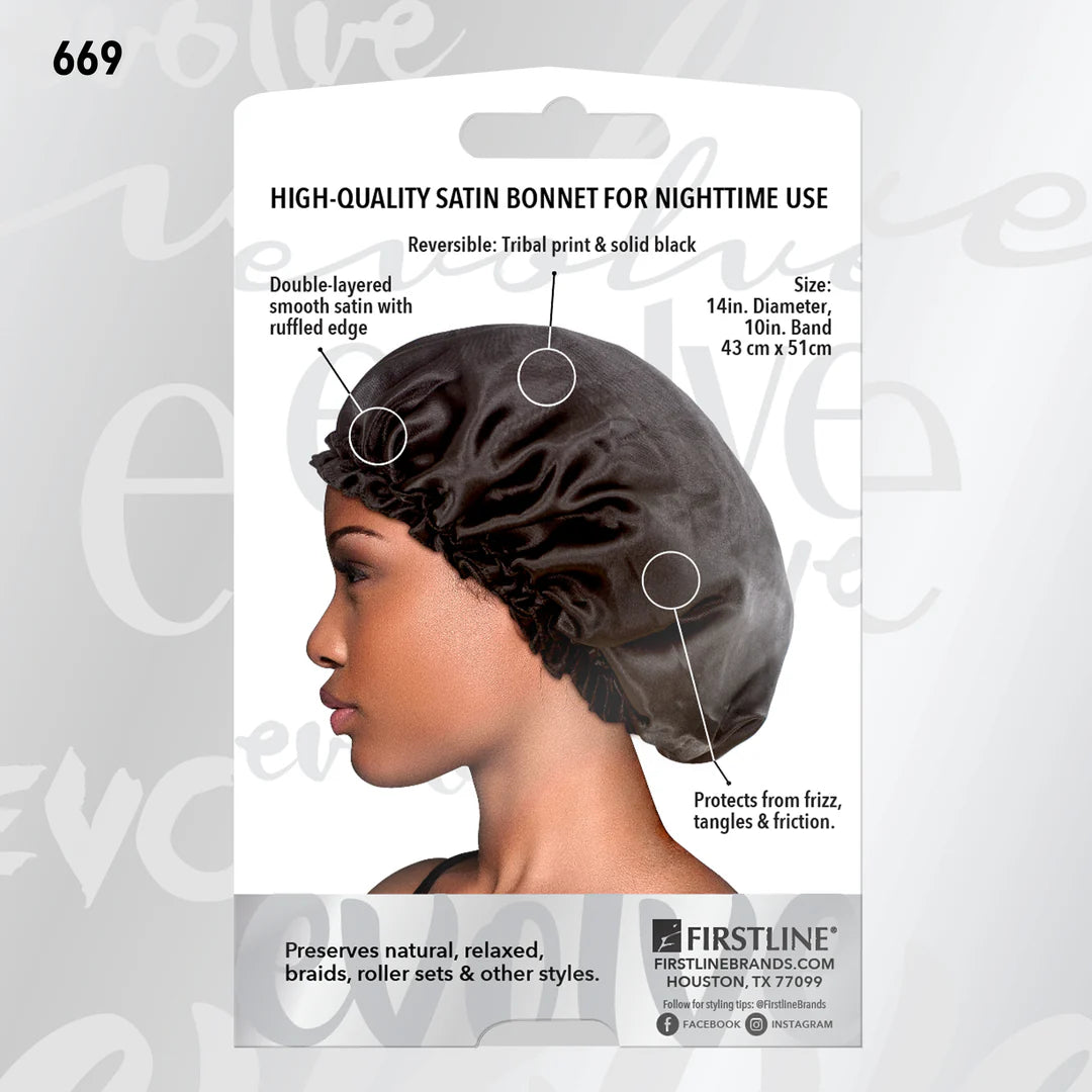 EVOLVE® Satin Reversible Bonnet Exotic #670 image 2