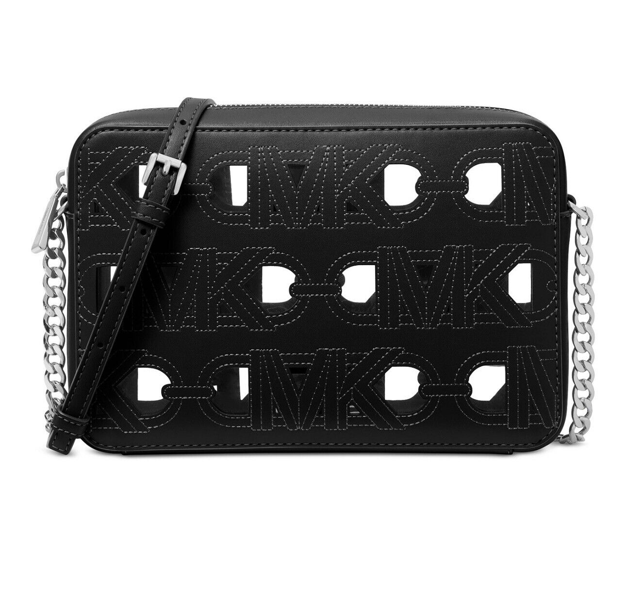 Michael Kors Jet Set LG EW Crossbody Window Black image 0
