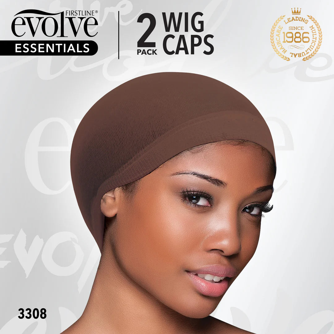 EVOLVE® Wig Cap 2-Pack Brown #3308 image 1