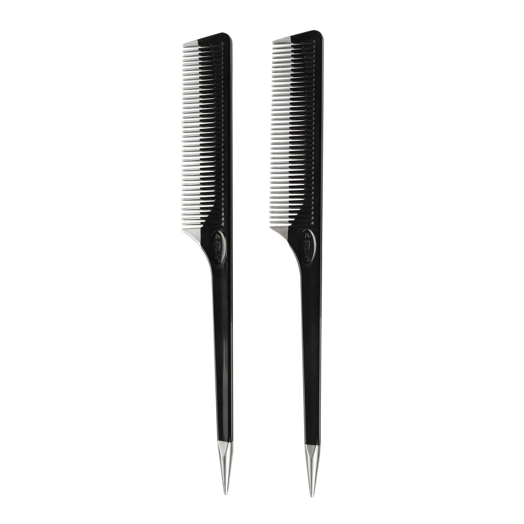 EVOLVE® Rat Tail Comb W/Metallic Tip 2-Pack #335 image 2