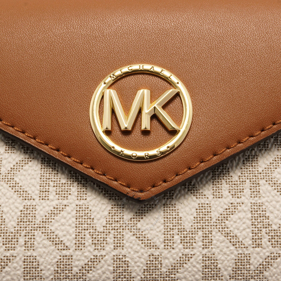 Michael Kors Greenwich Trifold Wallet Vanilla/Acrn image 2