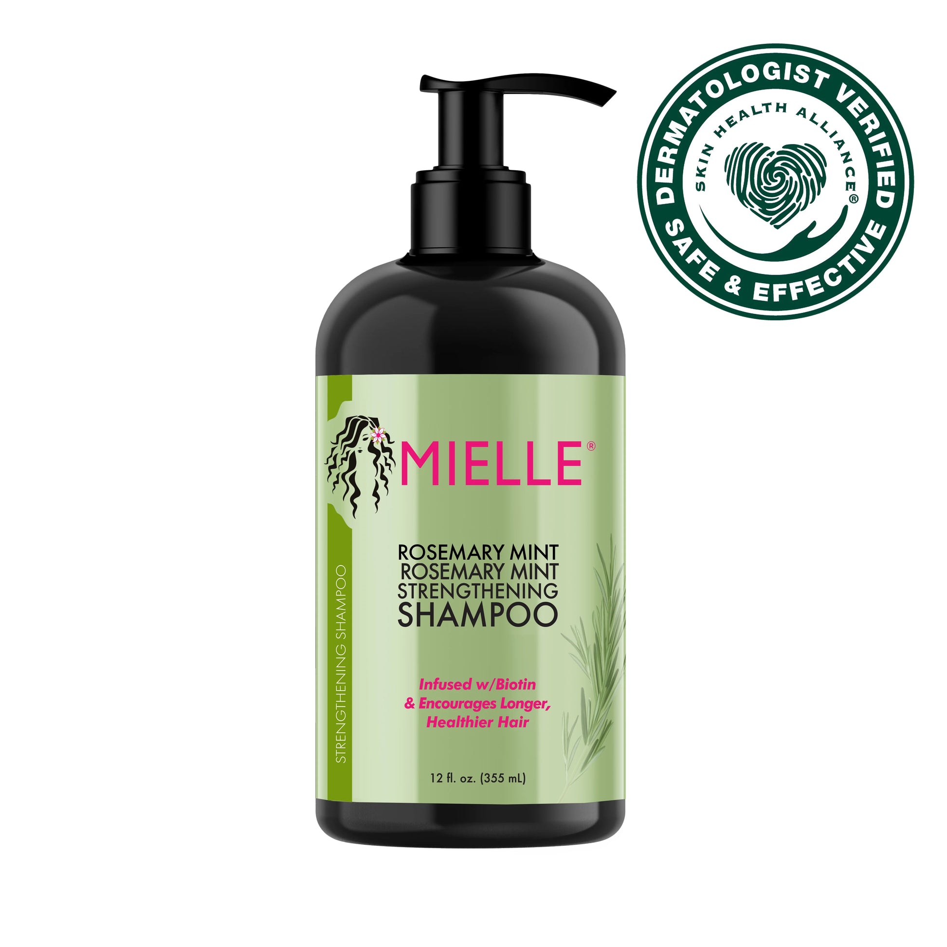 Mielle® Rosemary Mint Strengthening Shampoo image 2