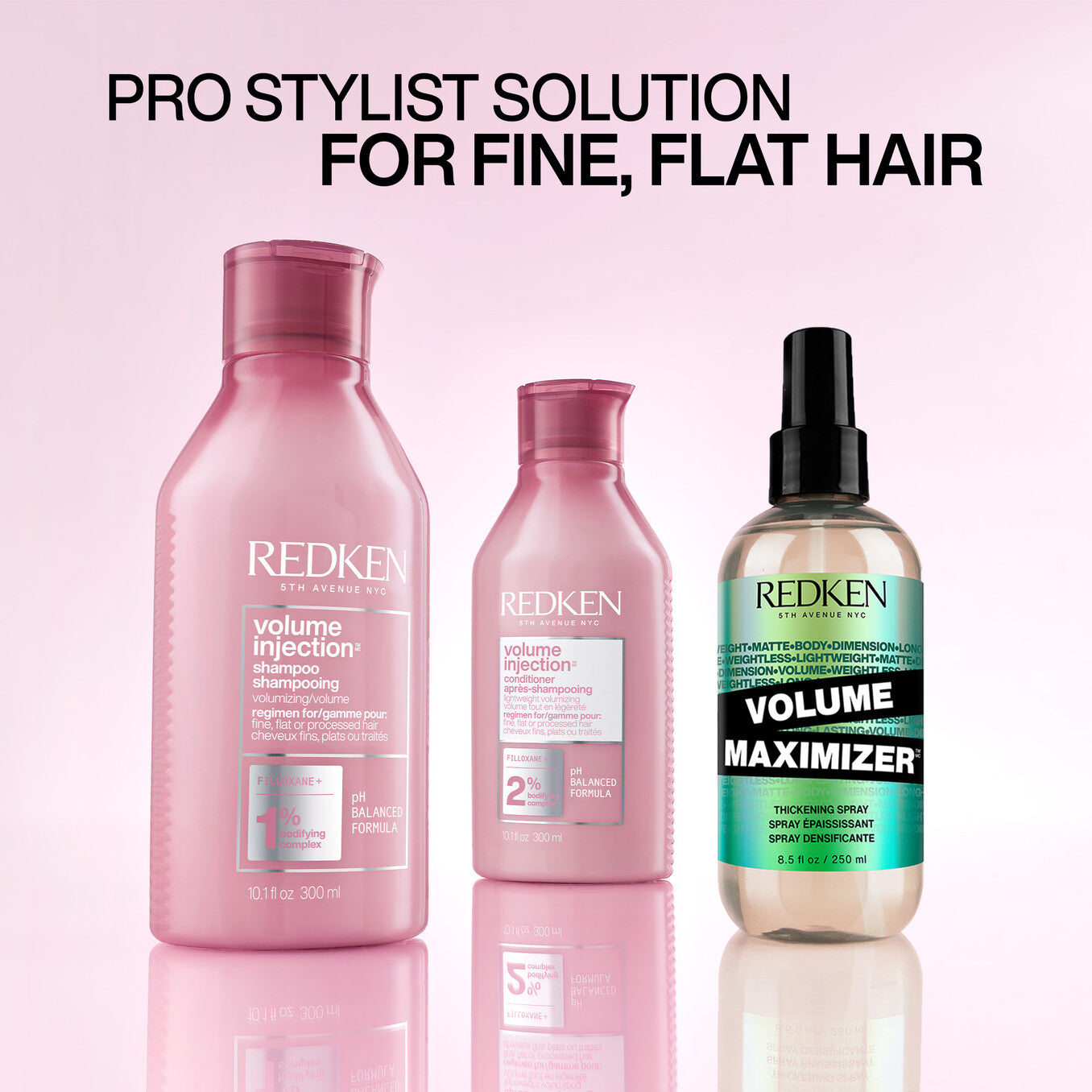 REDKEN® Volume Injection Conditioner Lightweight Volumizing image 7