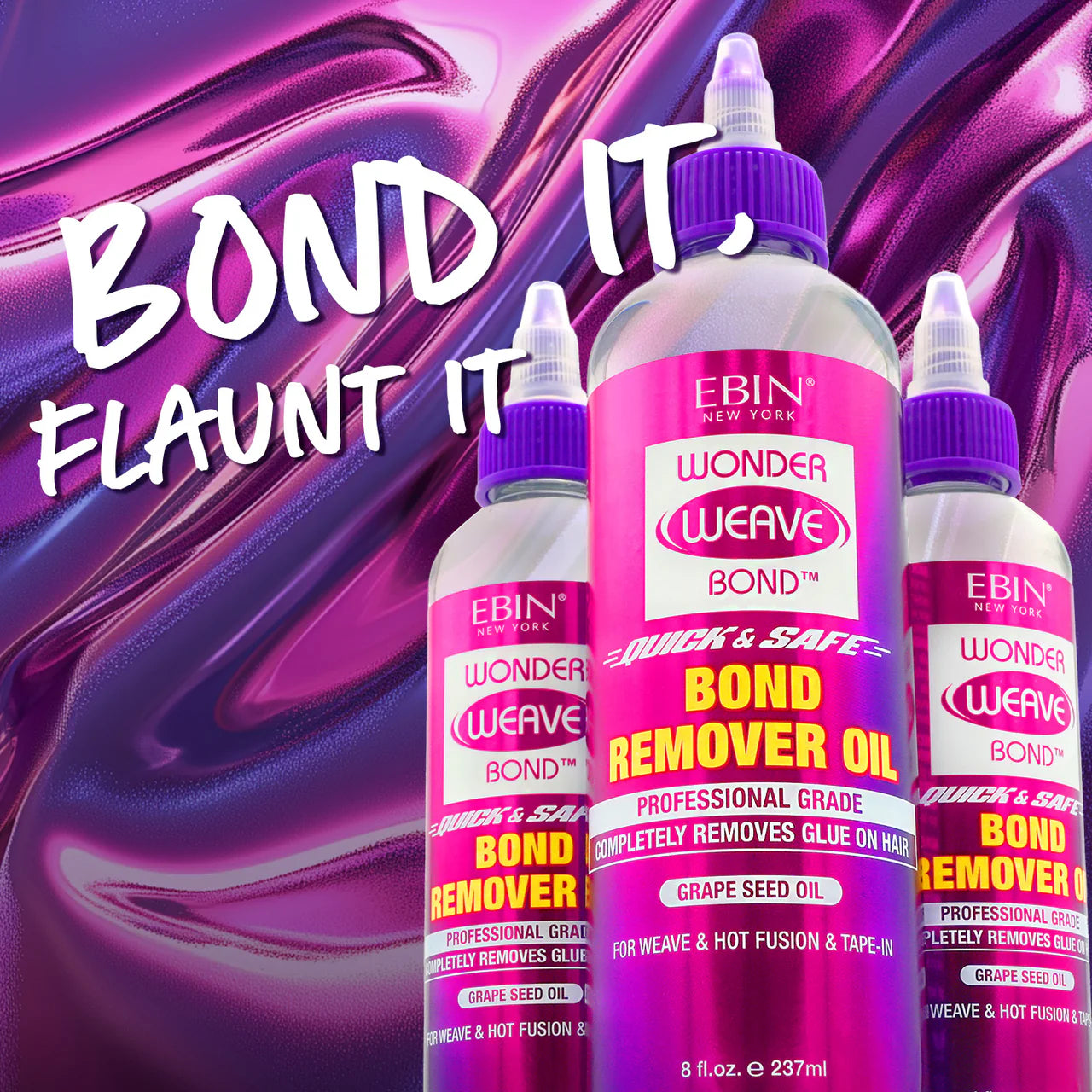 EBIN® NY Wonder Weave Bond Remover Oil image 3
