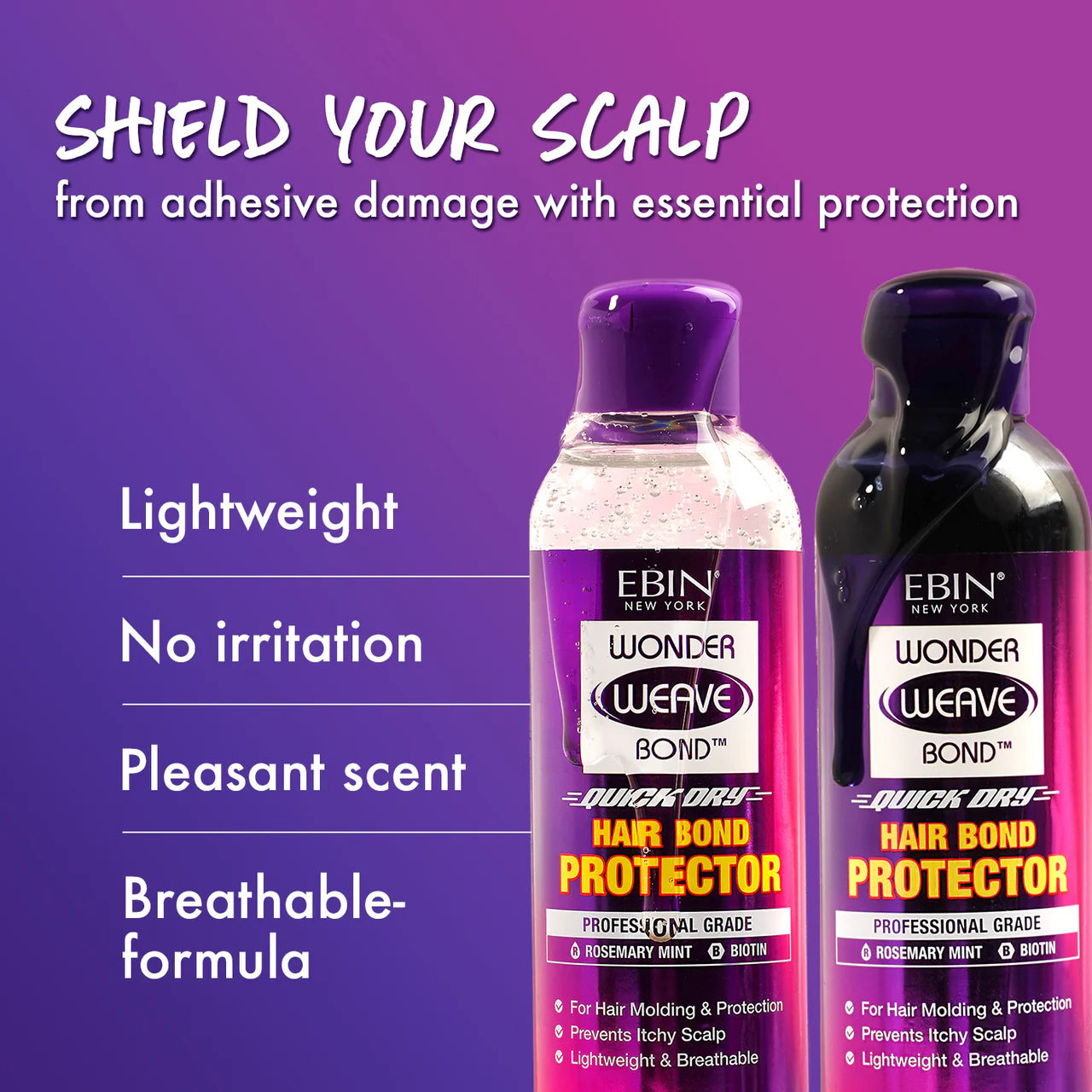 EBIN® NY Wonder Weave Bond Hair Bond Protector - Black image 2