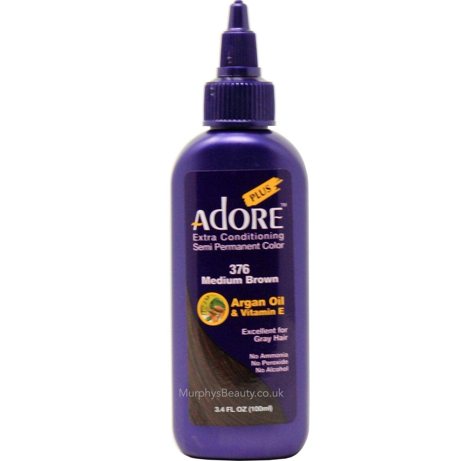 376 Medium Brown - 3.4 fl oz Adore Plus Semi Permanent Color image 0