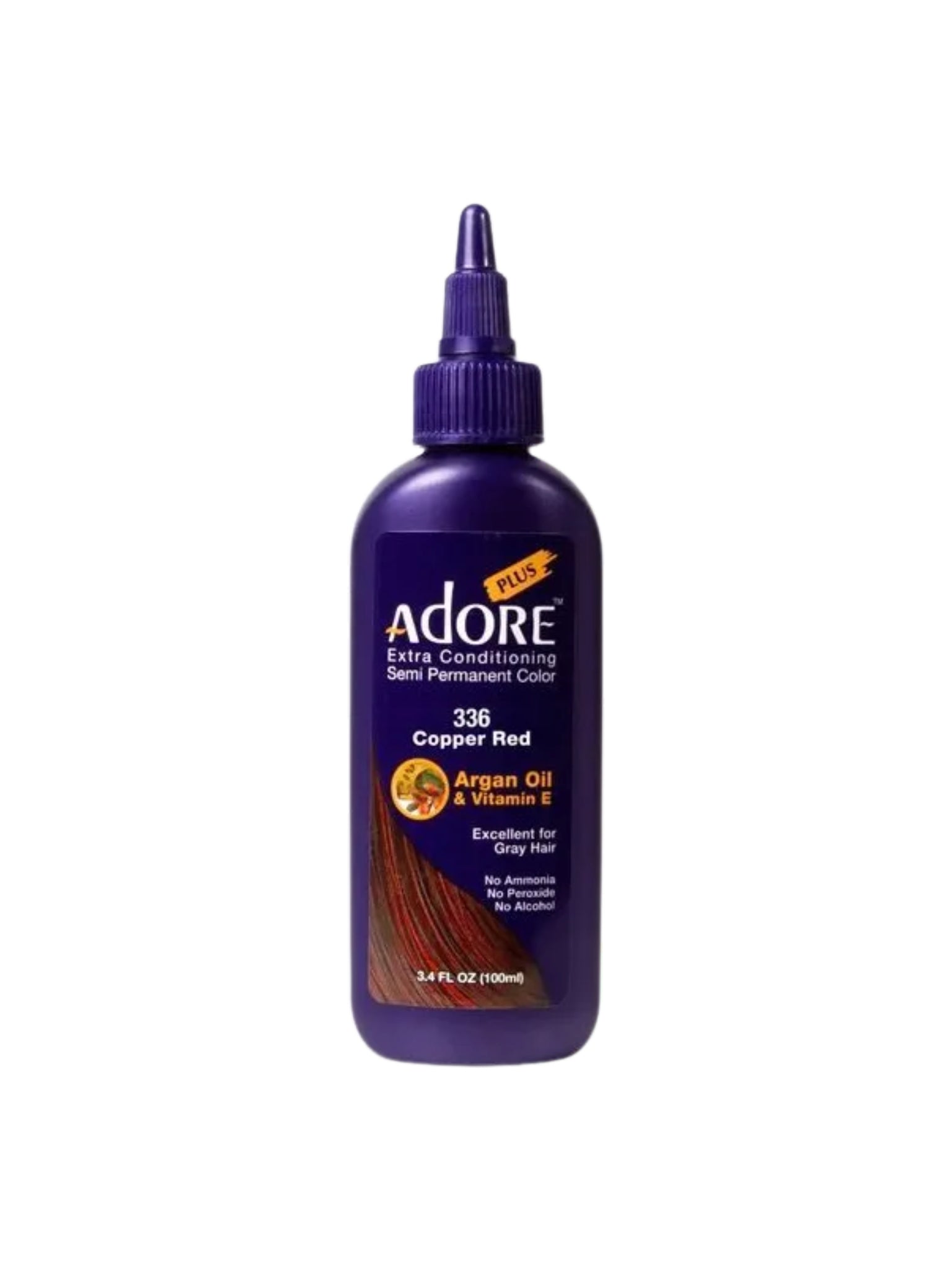336 Copper Red - 3.4 fl oz Adore Plus Semi Permanent Color image 0