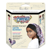 CAMRYN'S BFF® Satin Edge Pocket Bonnet Pastel Hearts #821 image 0
