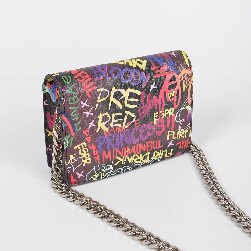 Graffiti OS Chain Crossbody Bag