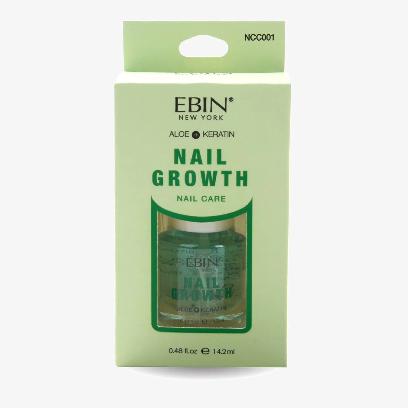 EBIN New York Nail Growth Aloe+Keratin 0.48 fl oz NCC001 image 0