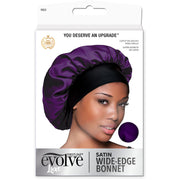 EVOLVE® LUXE Satin Wide-Edge Bonnet Purple #1663 image 0