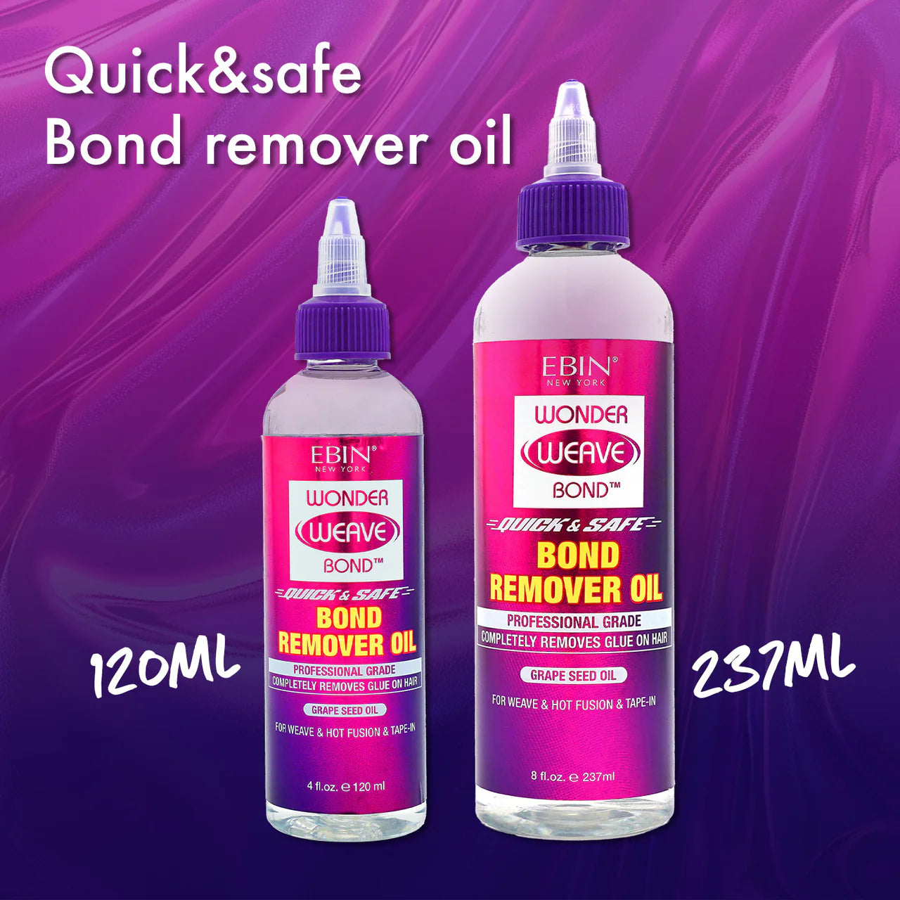 EBIN® NY Wonder Weave Bond Remover Oil image 4