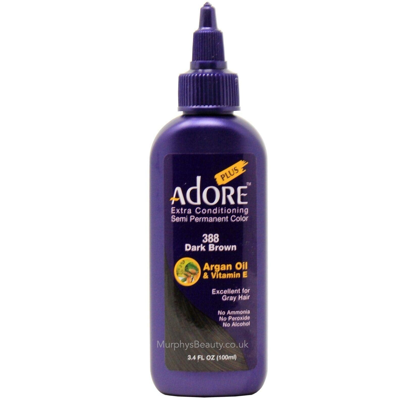 388 Dark Brown - 3.4 fl oz Adore Plus Semi Permanent Color image 0