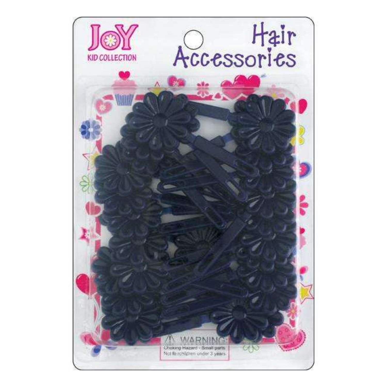 Joy Ribbon Barrette 12ct Assorted Blue