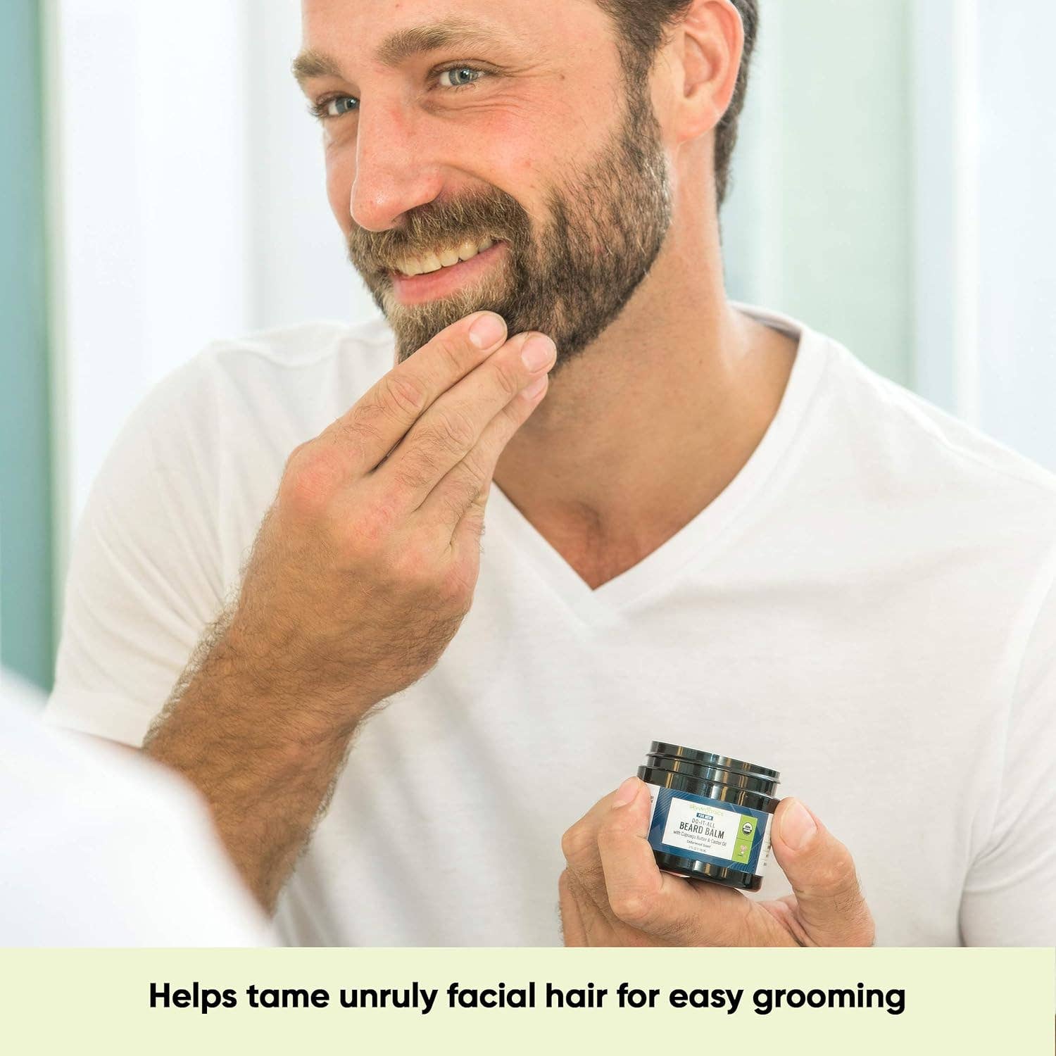 Do-it-all Beard Balm for Face,  - Cedarwood 2 Oz.