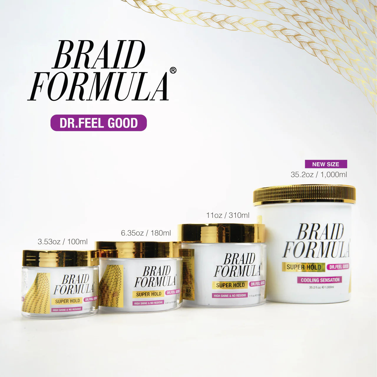 EBIN Braid Formula Dr. Feel Good Super Hold