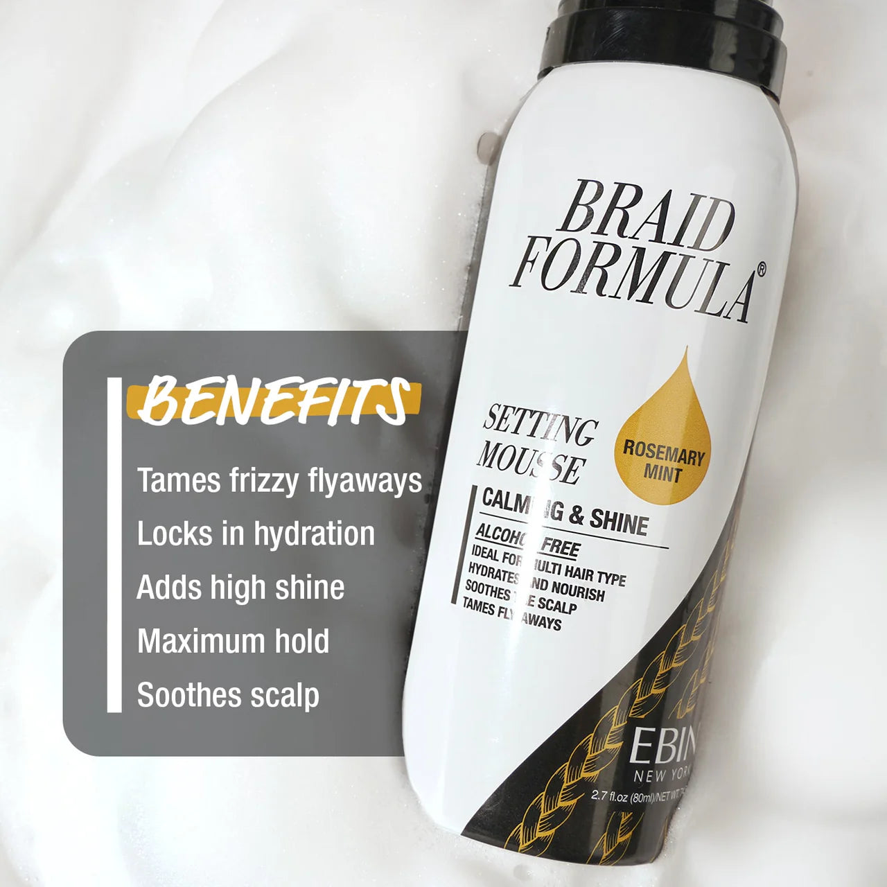 Setting Mousse Moisturizing & Shine