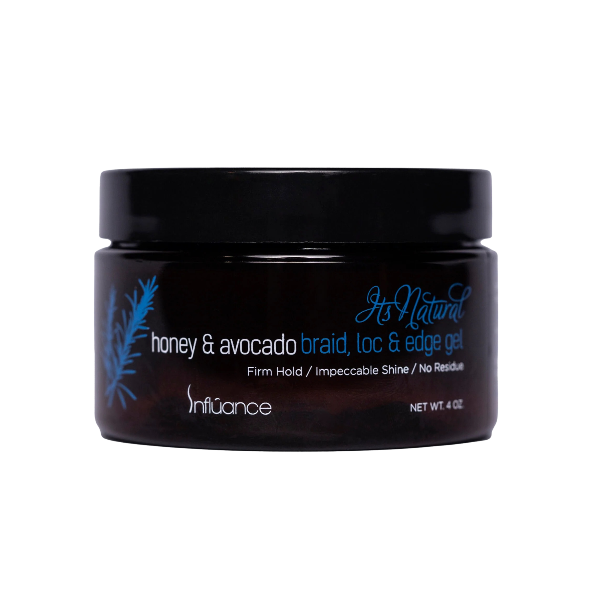 Influance It's Natural Honey & Avocado Braid Lock & edge Gel 4 oz