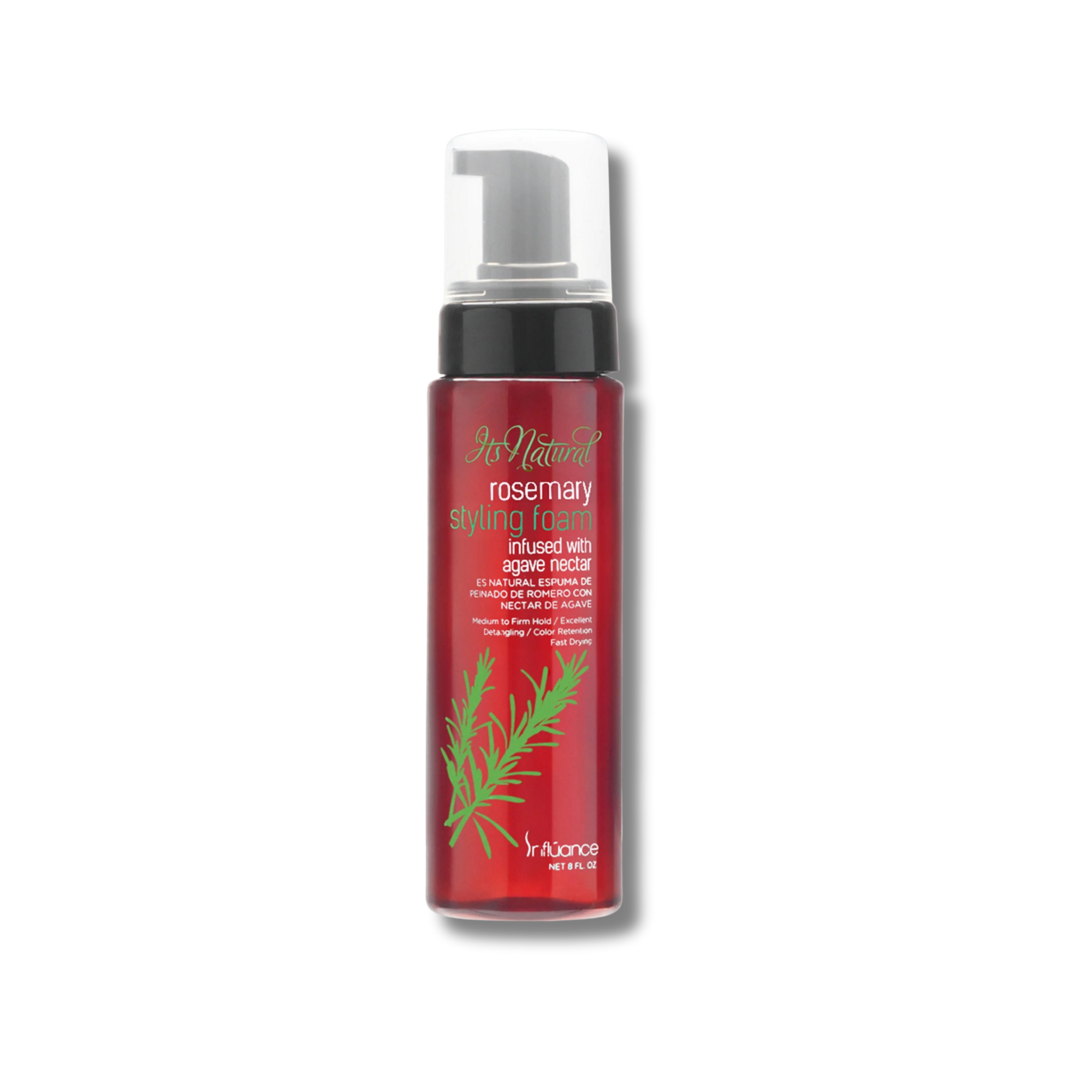 Influance It's Natural Rosemary Styling Foam  8 oz