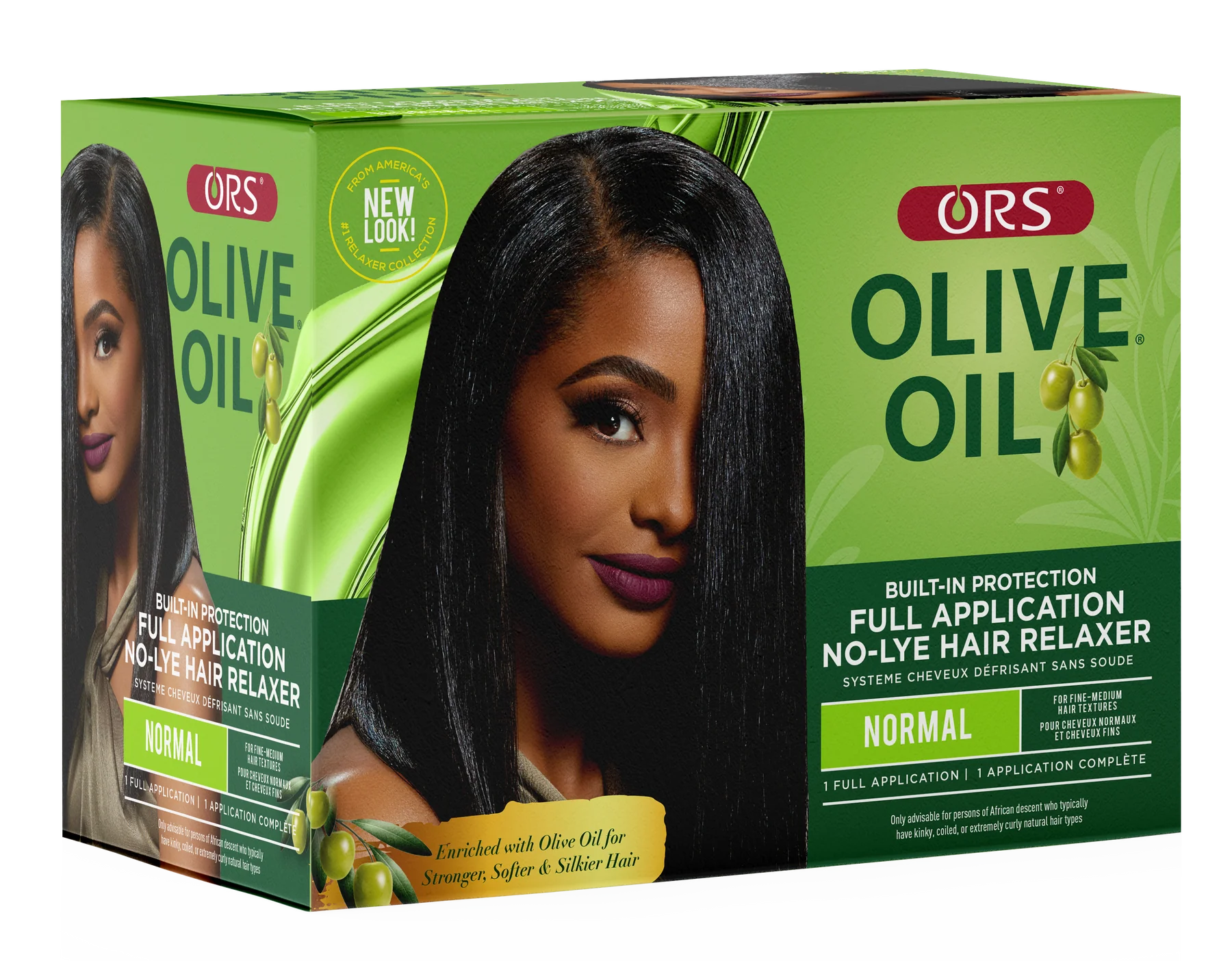 ORS Olive Oil Built-In Protection full application No-Lye Hair Relaxer - Normal Strength