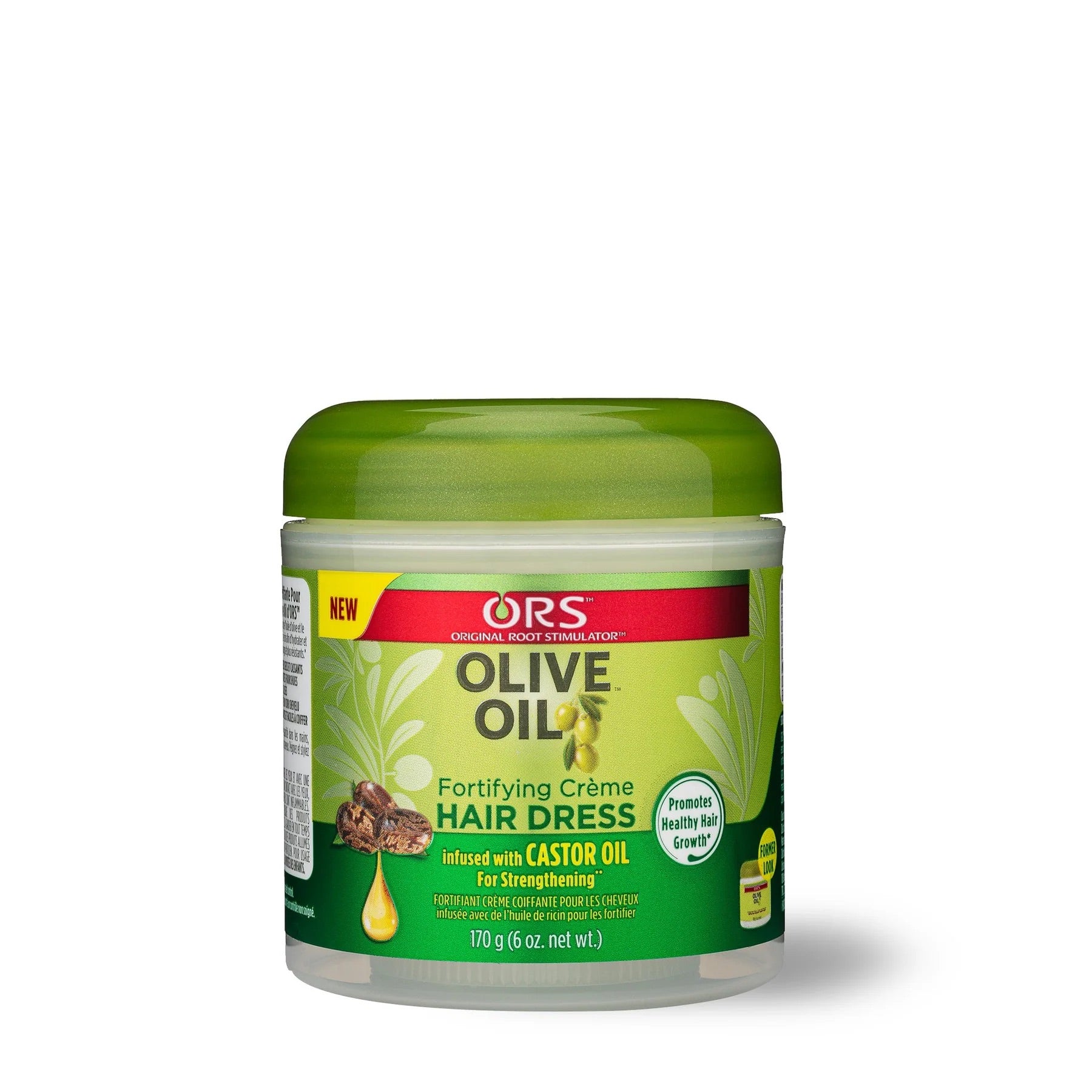 ORS Olive Oil Fortifying Creme Hair Dress Infused with Castor Oil for Strengthening