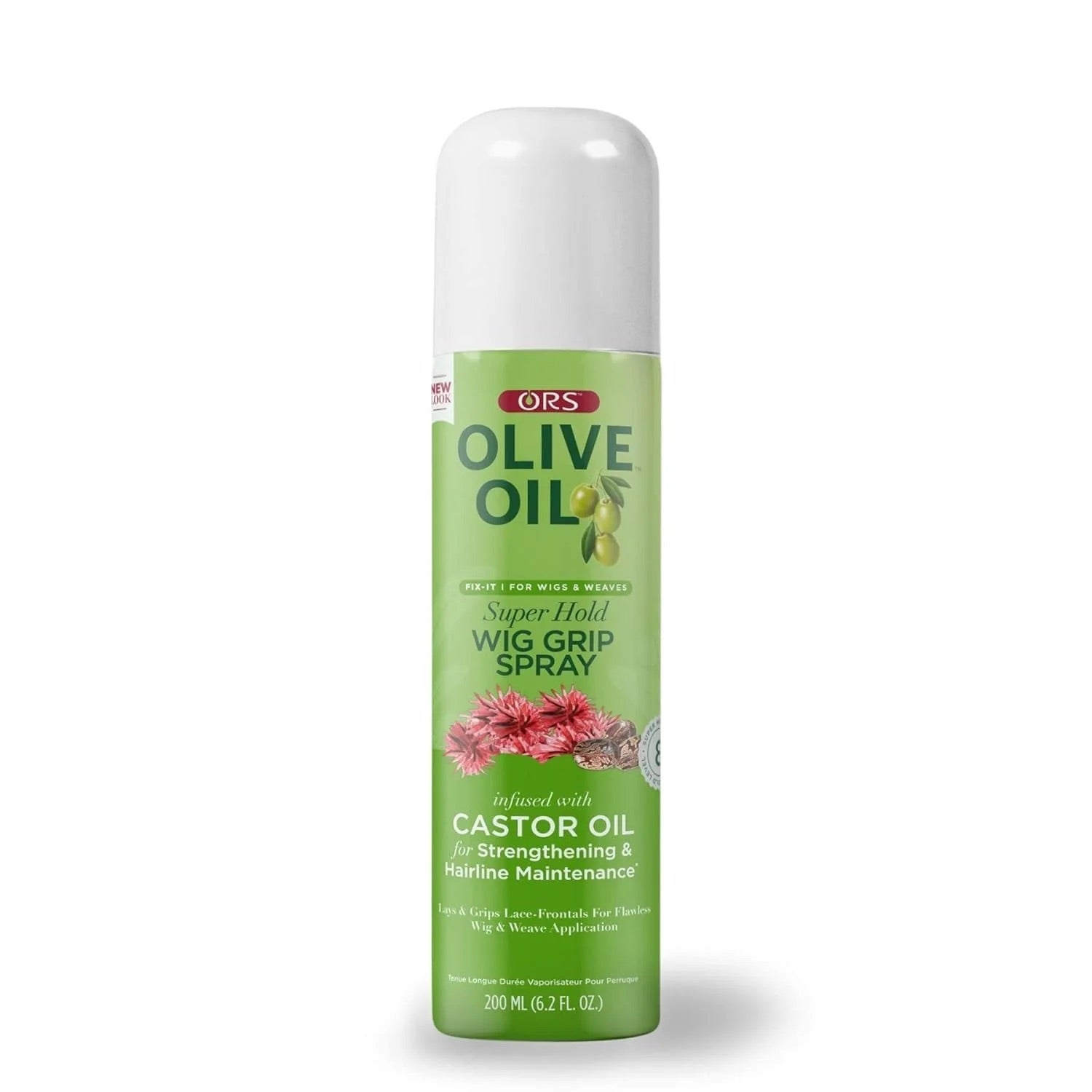 ORS Olive Oil Fix-It Super Hold Wig Grip Spray Infused With Castor Oil For Strengthening & Hairline Maintenance Extreme Hold