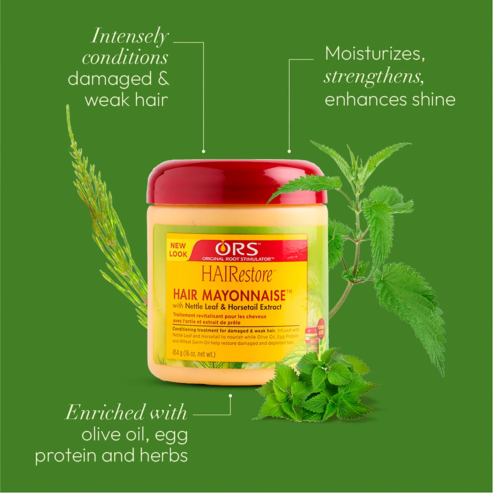 ORS Hairestore Hair Mayonnaise with Nettle Leaf and Horsetail Extract
