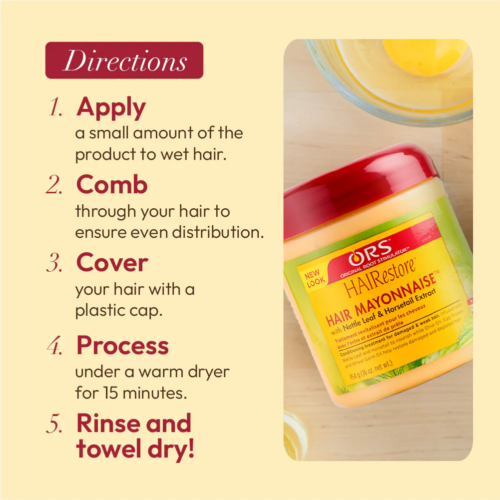 ORS Hairestore Hair Mayonnaise with Nettle Leaf and Horsetail Extract