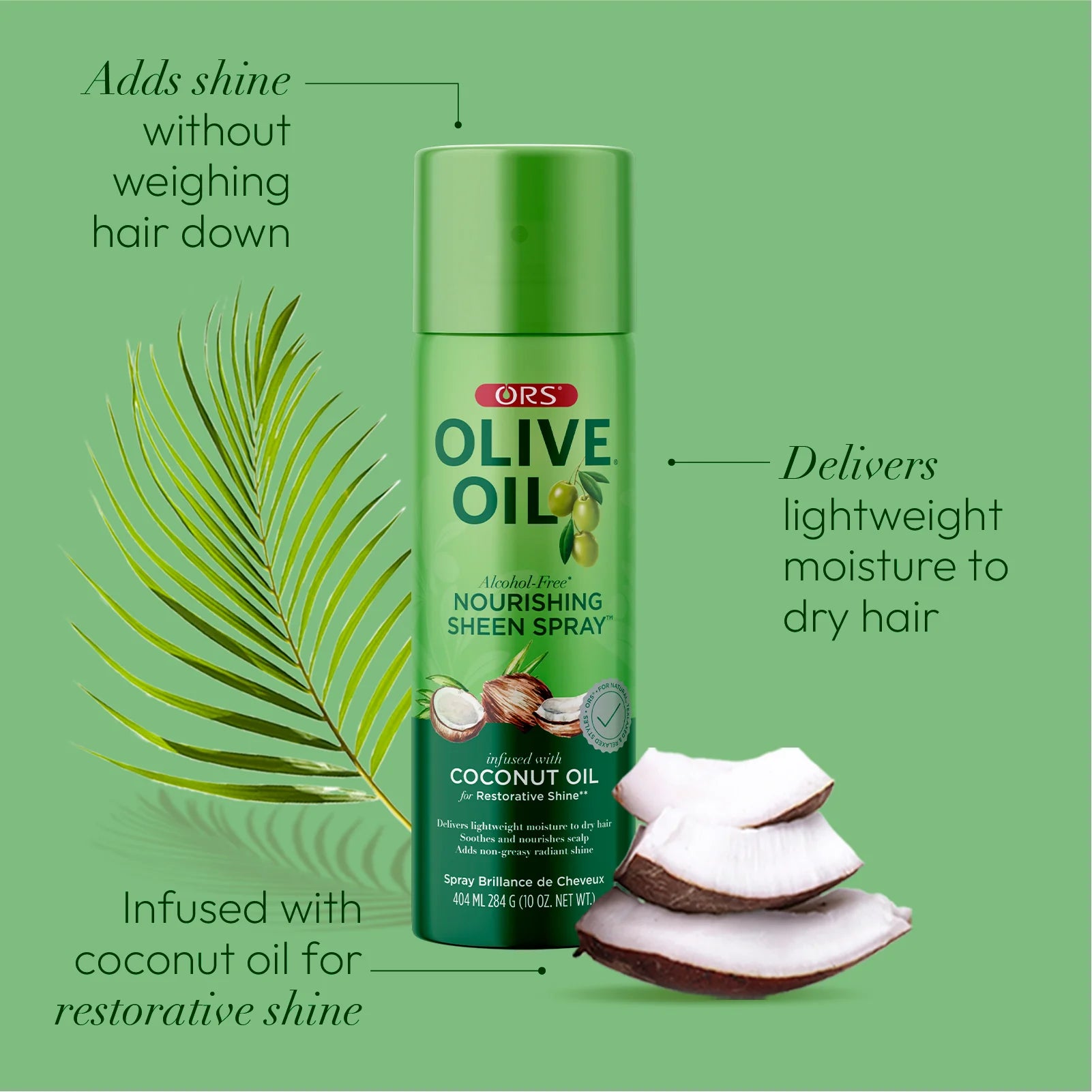 ORS Olive Oil Nourishing Sheen Spray Infused with Coconut Oil
