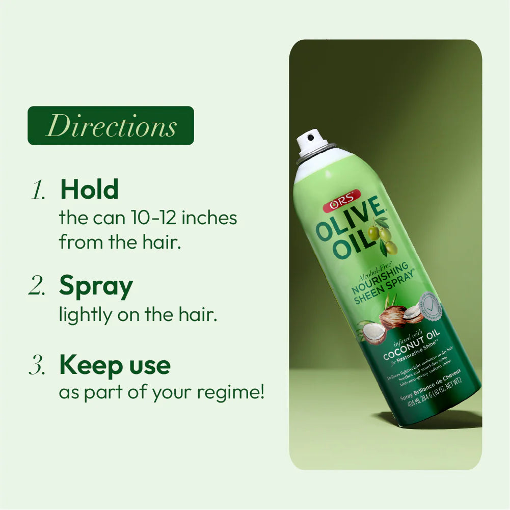 ORS Olive Oil Nourishing Sheen Spray Infused with Coconut Oil