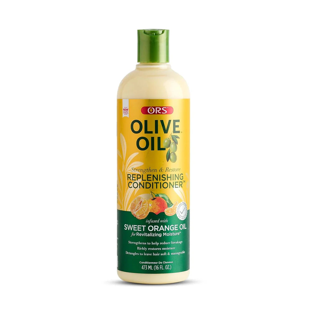 ORS Olive Oil Strengthen and Nourish Replenishing Conditioner Infused with Sweet Orange Oil For Revitalizing Moisture